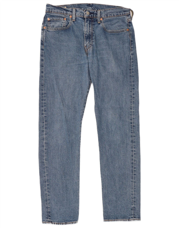 Levi's Herren 502 Straight Jeans W32 L32 Blaue Baumwolle