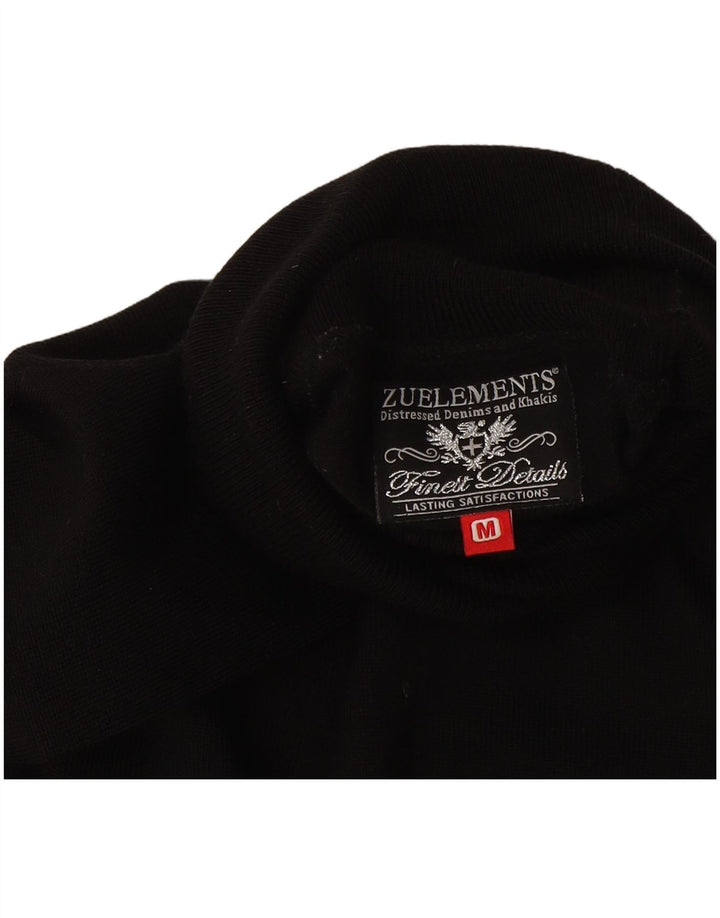 Zu Elements Damen-Pullover mit Rollkragen, Gr. 12, mittelschwarz