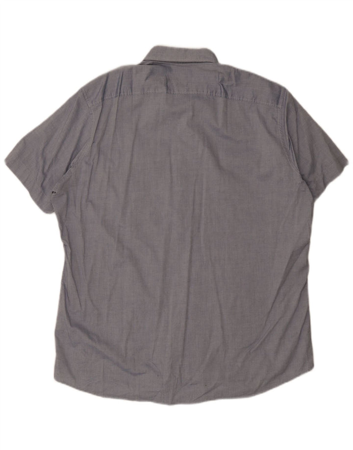 Pierre Cardin Herren Kurzarmhemd XL Blau