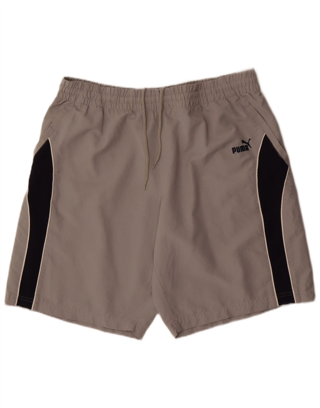 Puma Herren Sport Shorts XL Grau Colourblock Polyester