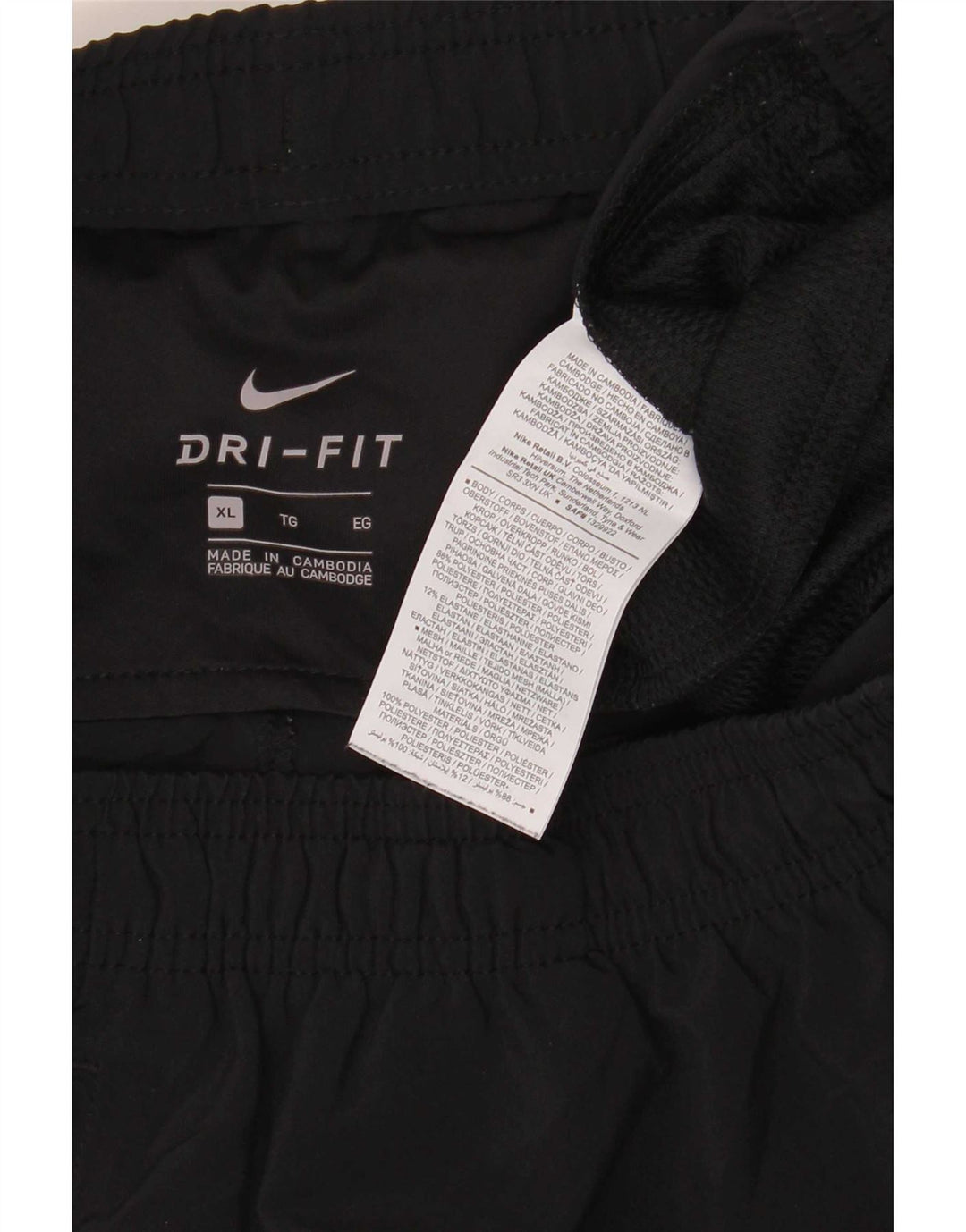 Nike Herren Dri Fit Trainingshose Jogger XL Schwarz Polyester