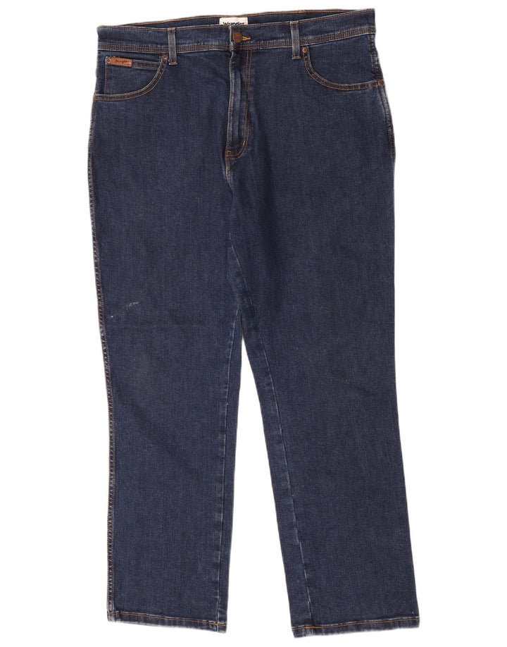 Wrangler Herren Straight Jeans W36 L30 Blau