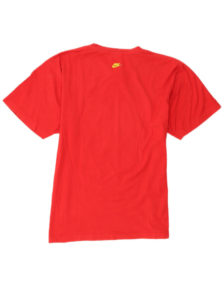 Nike Herren-T-Shirt mit normaler Grafik, groß, aus roter Baumwolle