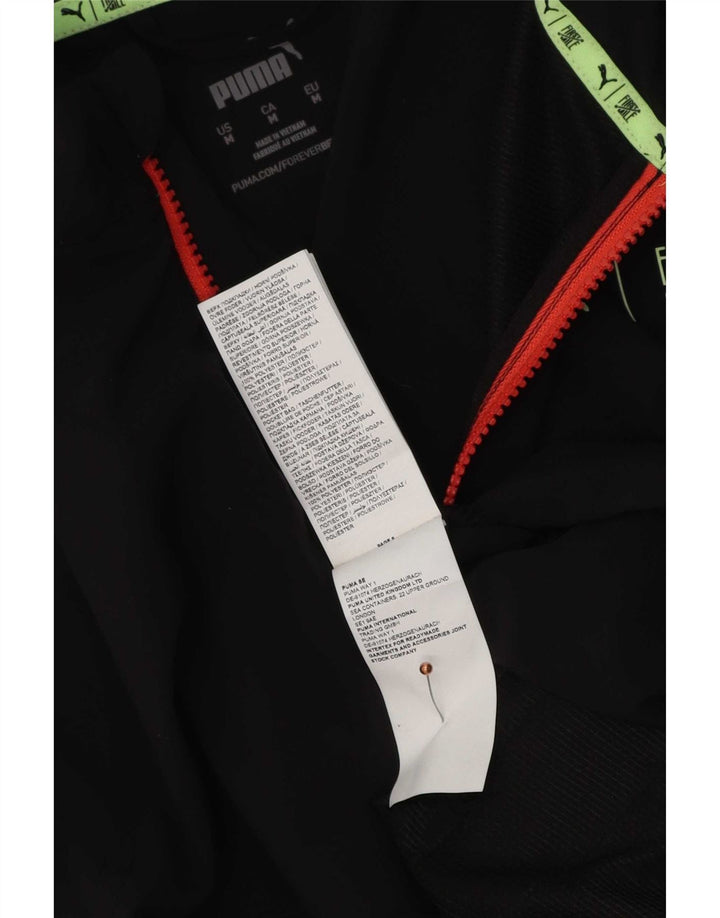 Puma Herren-Trainingsanzug-Oberjacke, Mittelschwarzes Polyester