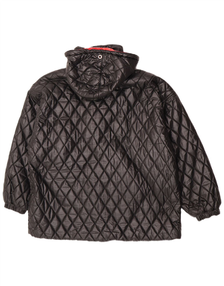 Übergroße Steppjacke mit Kapuze für Damen von Belfe & Belfe IT 44 Medium Schwarz