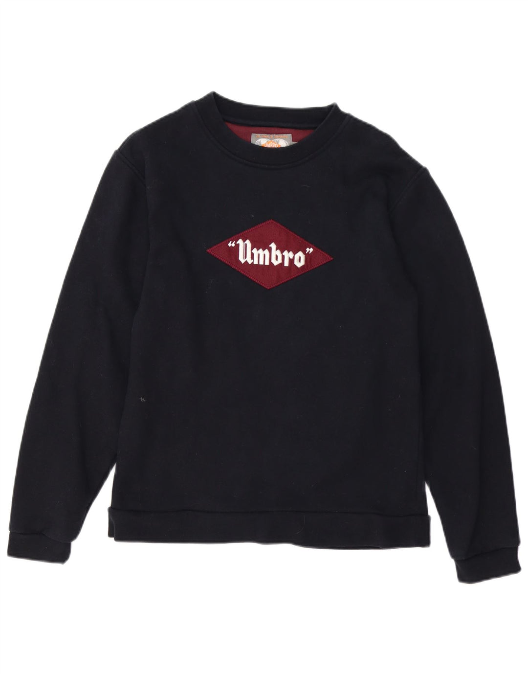 UMBRO Herren-Sweatshirt mit Grafik, Größe S, schwarze Baumwolle