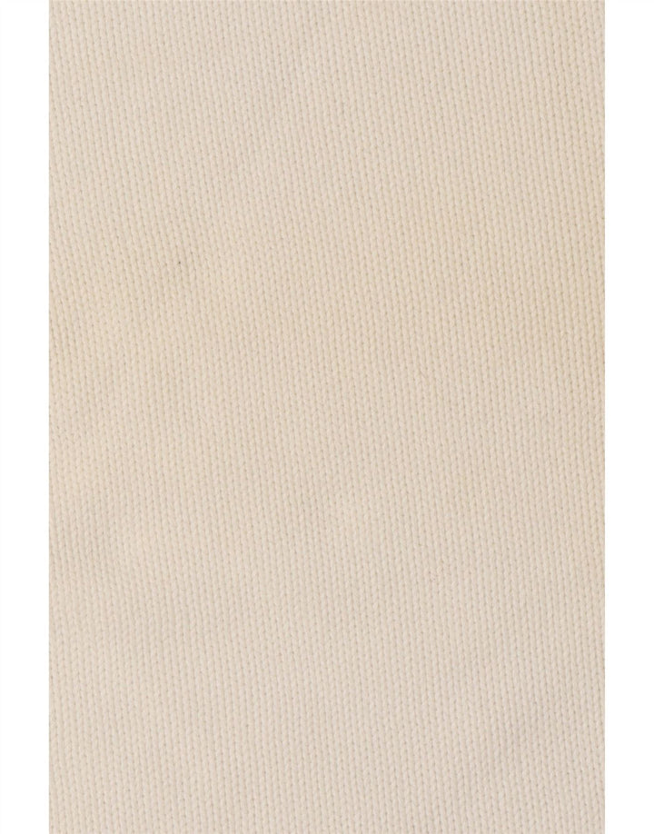 ZARA Mens Crew Neck Jumper Sweater XL White Vintage Zara and Second-Hand Zara from Messina Hembry 