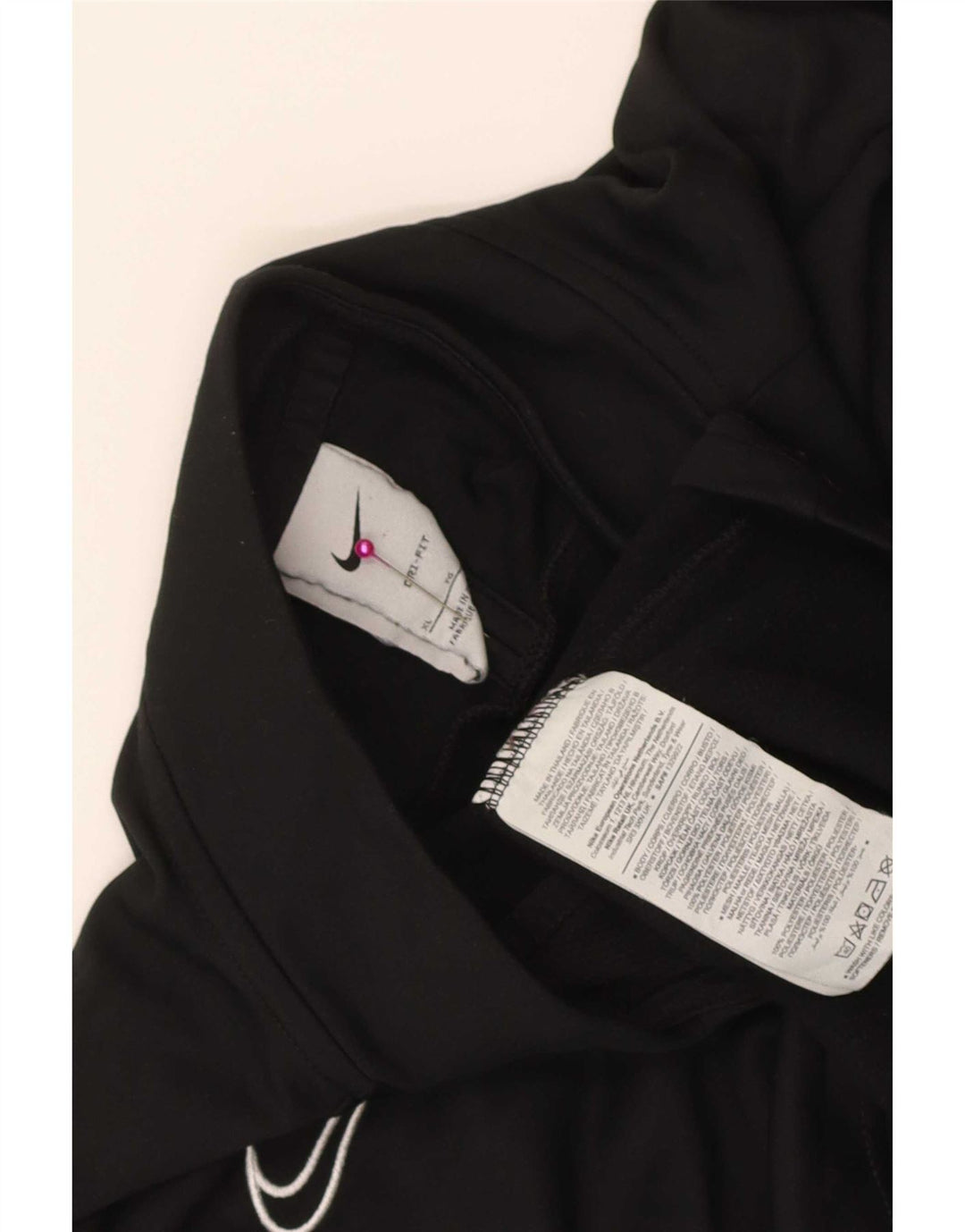 Nike Herren Dri Fit Pullover-Trainingsanzug mit Reißverschluss, XL, Schwarz, Farbblock