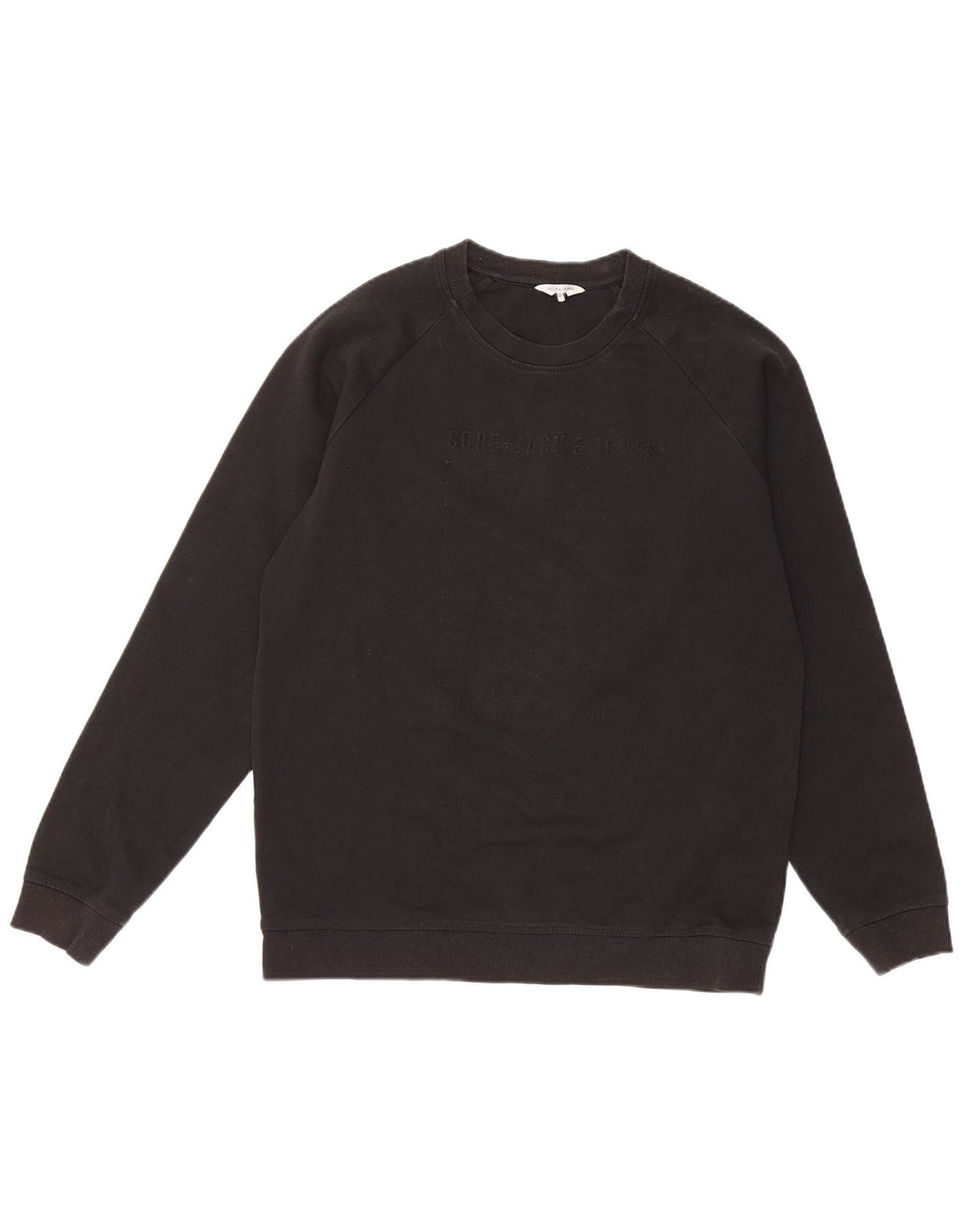 Jack & Jones Herren-Sweatshirt, Pullover, Größe L, Schwarz, Polyester