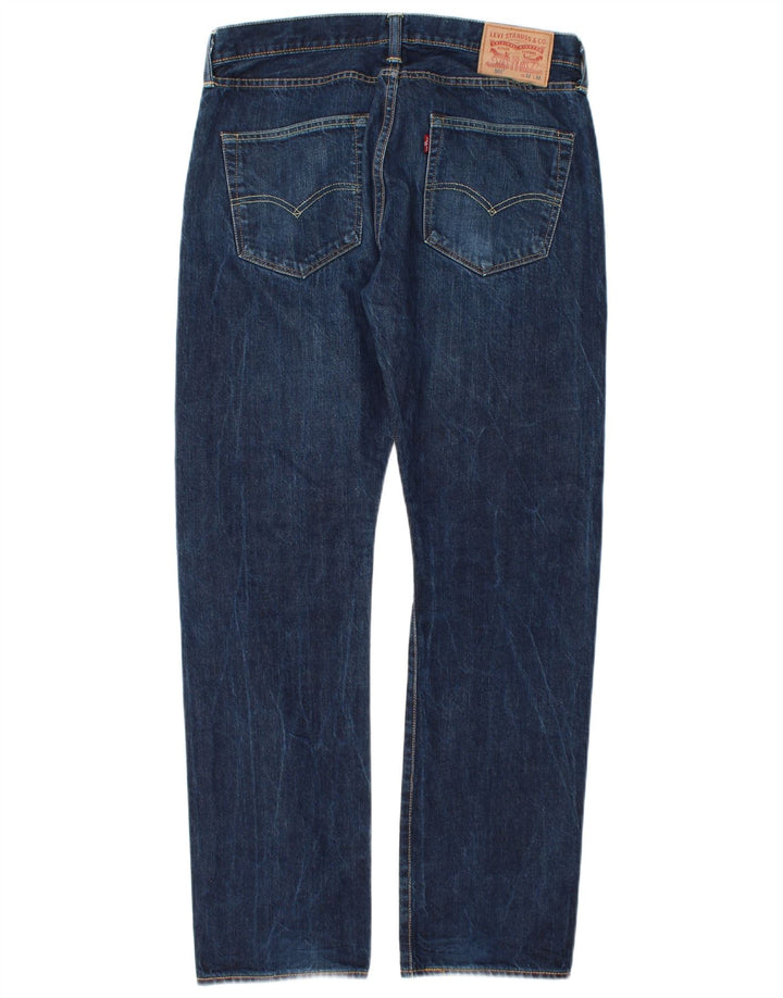 Levi's Herren 501 Straight Jeans W32 L32 Blaue Baumwolle