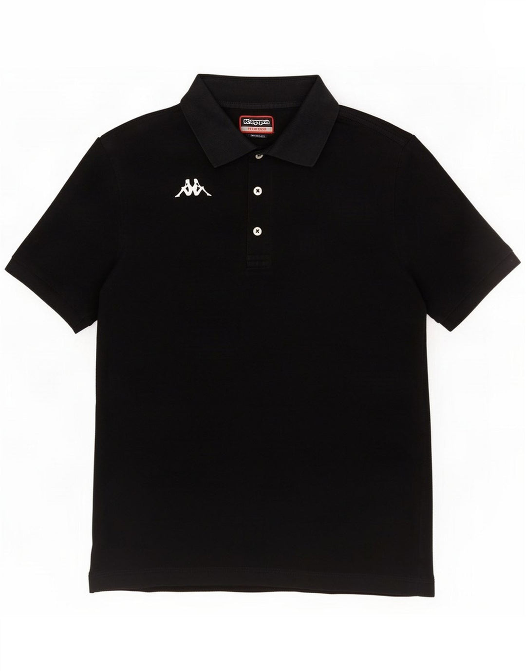 Kappa Herren Poloshirt Medium Black Cotton