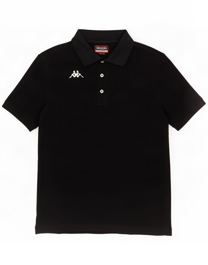 Kappa Herren Poloshirt Medium Black Cotton