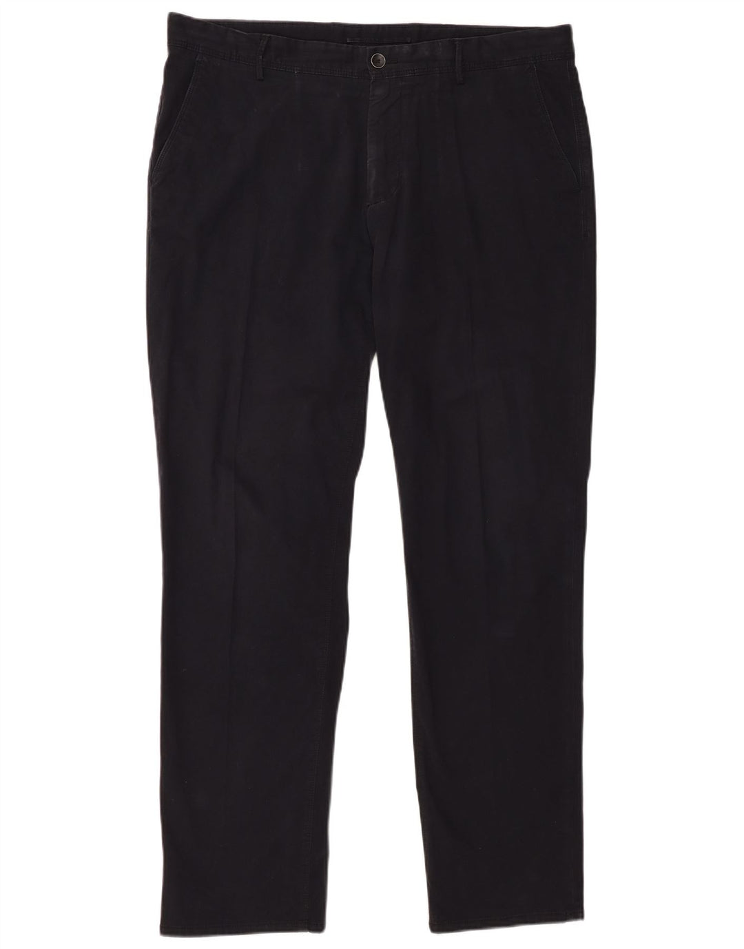 MASSIMO DUTTI Herren-Chinohose mit normaler Passform, EU 44, Größe L, W34, L31, Schwarz