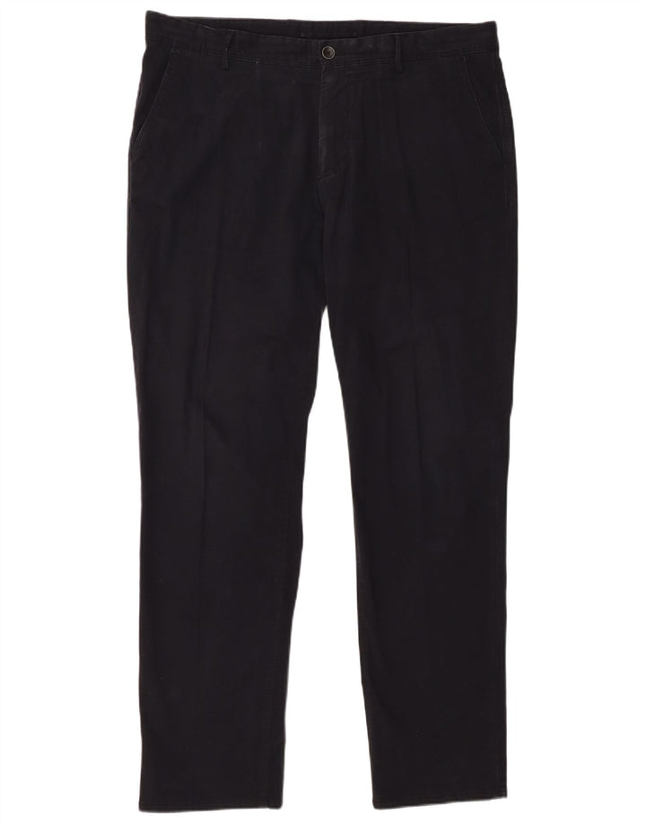 MASSIMO DUTTI Herren-Chinohose mit normaler Passform, EU 44, Größe L, W34, L31, Schwarz