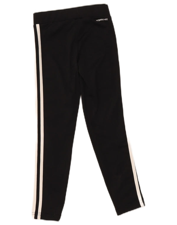Adidas Mädchen Aeroready Leggings 7–8 Jahre, schwarzes Polyester