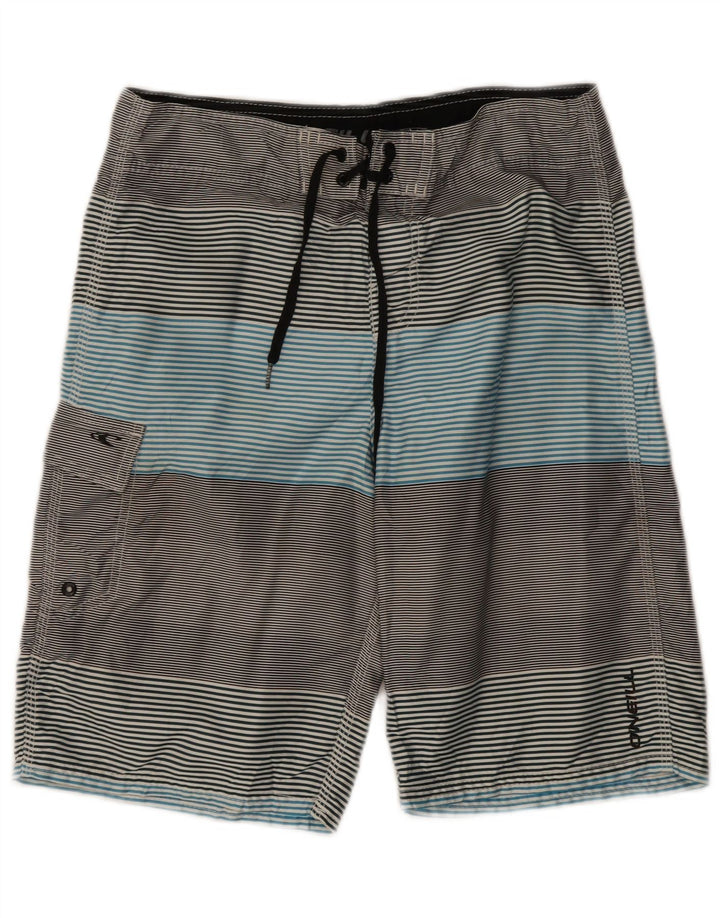 O'Neill Herren-Badeshorts, klein, mehrfarbig, gestreift, Polyester