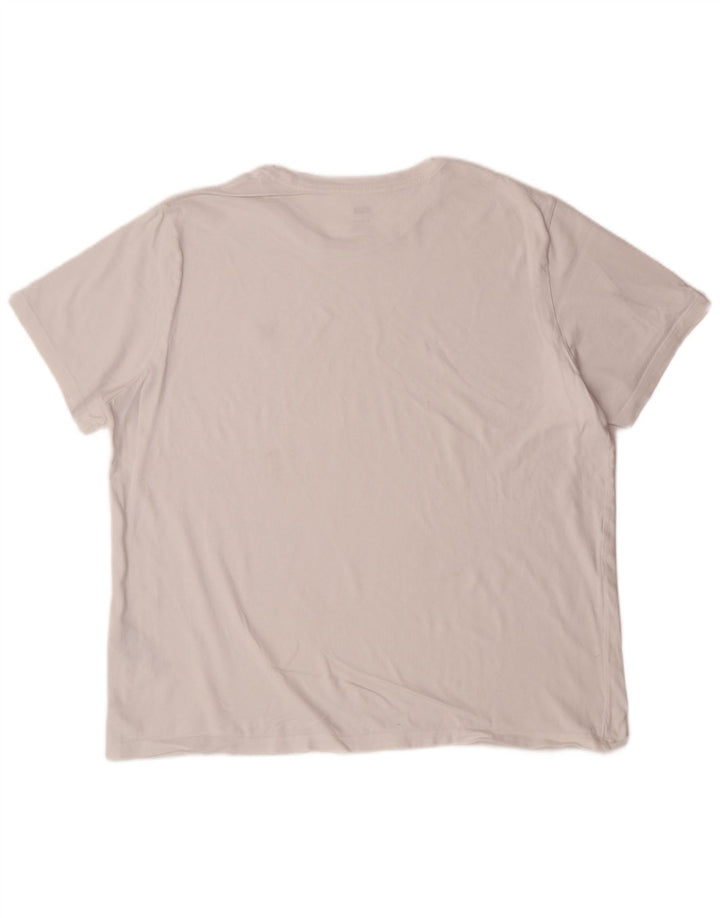 LEVI'S Herren-T-Shirt mit Standard-Passform, XL, weiße Baumwolle