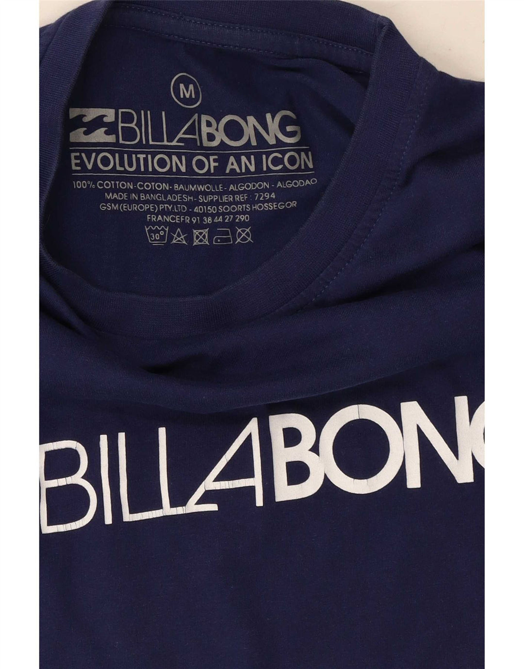Billabong Herren-T-Shirt mit Grafik, mittlere marineblaue Baumwolle
