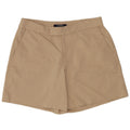 Chaps Damen Chino-Shorts US 8 Medium W32 Beige Baumwolle
