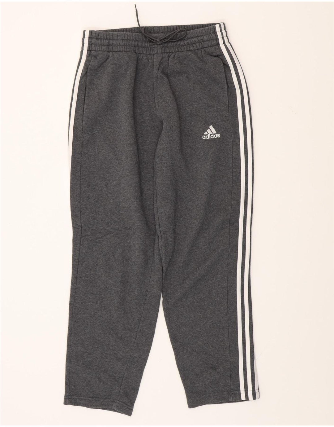 ADIDAS Herren-Trainingshose aus mittelgrauer Baumwolle