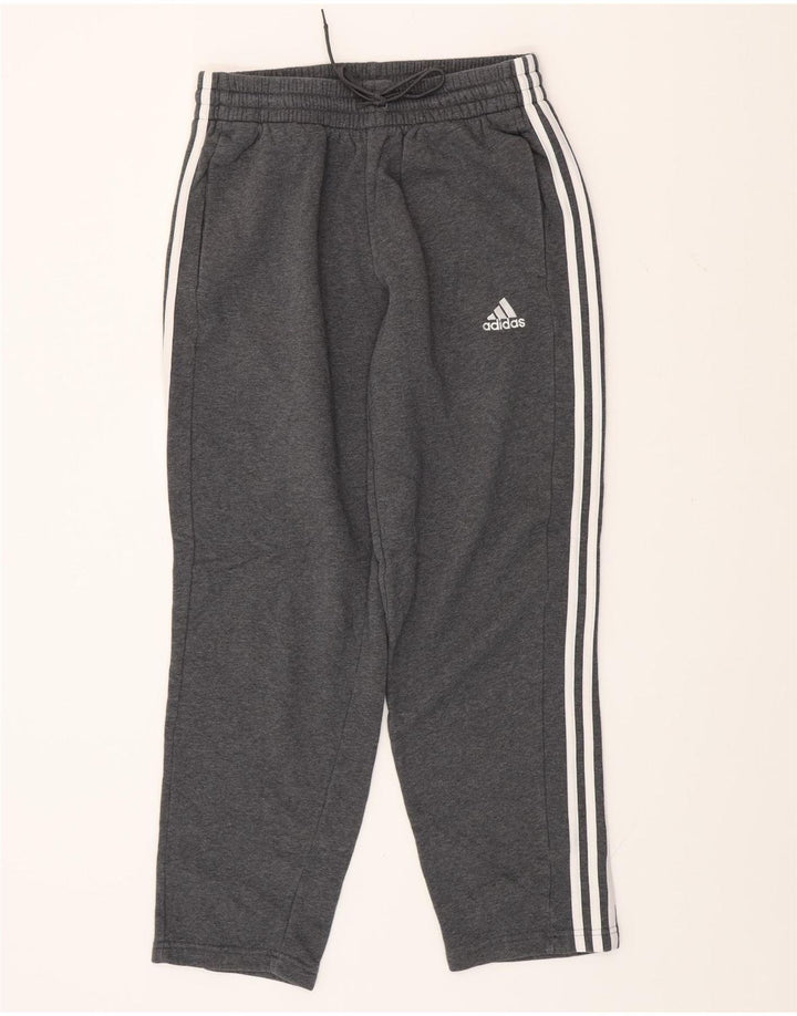 ADIDAS Herren-Trainingshose aus mittelgrauer Baumwolle
