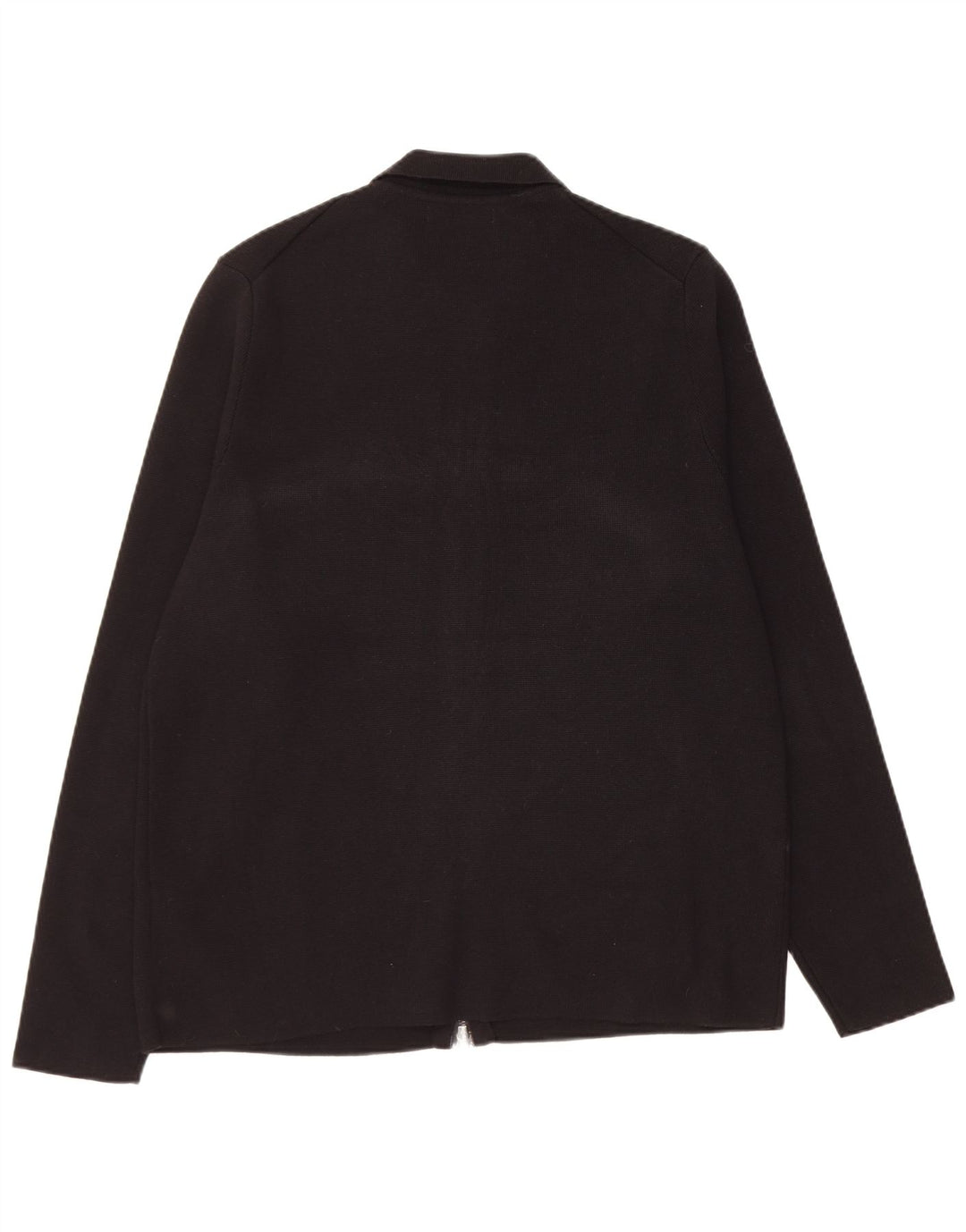 Marks & Spencer Herren-Autograph-Strickjacke, groß, aus schwarzer Baumwolle