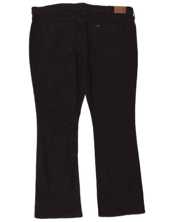 Lee Damen Bootcut-Jeans mit normaler Passform und mittelhohem Bund, US 22, 3XL, W44, L31, Schwarz