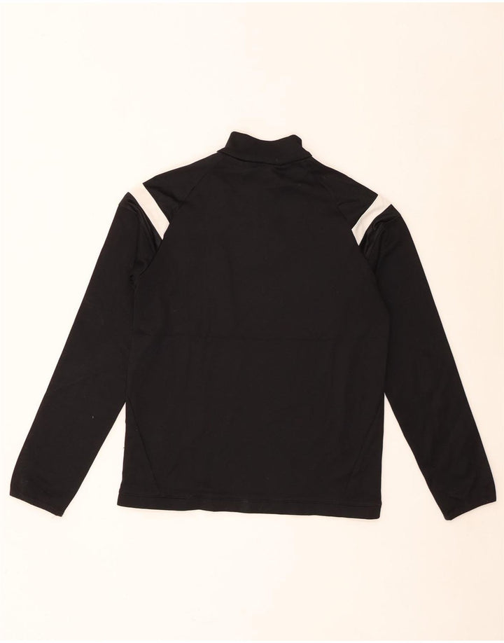 Adidas Jungen Climalite Pullover Trainingsanzug Top 11-12 Jahre Large Schwarz