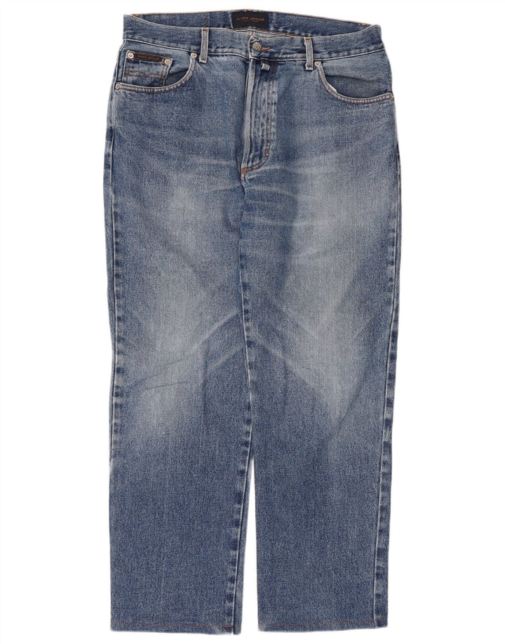 Gant Herren Regular Straight Jeans W34 L27 Blaue Baumwolle