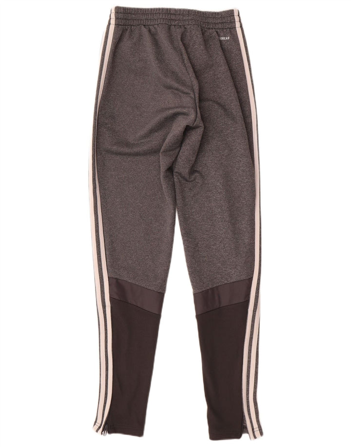 Adidas Herren Aeroready Trainingshose XS Graues Colourblock-Polyester