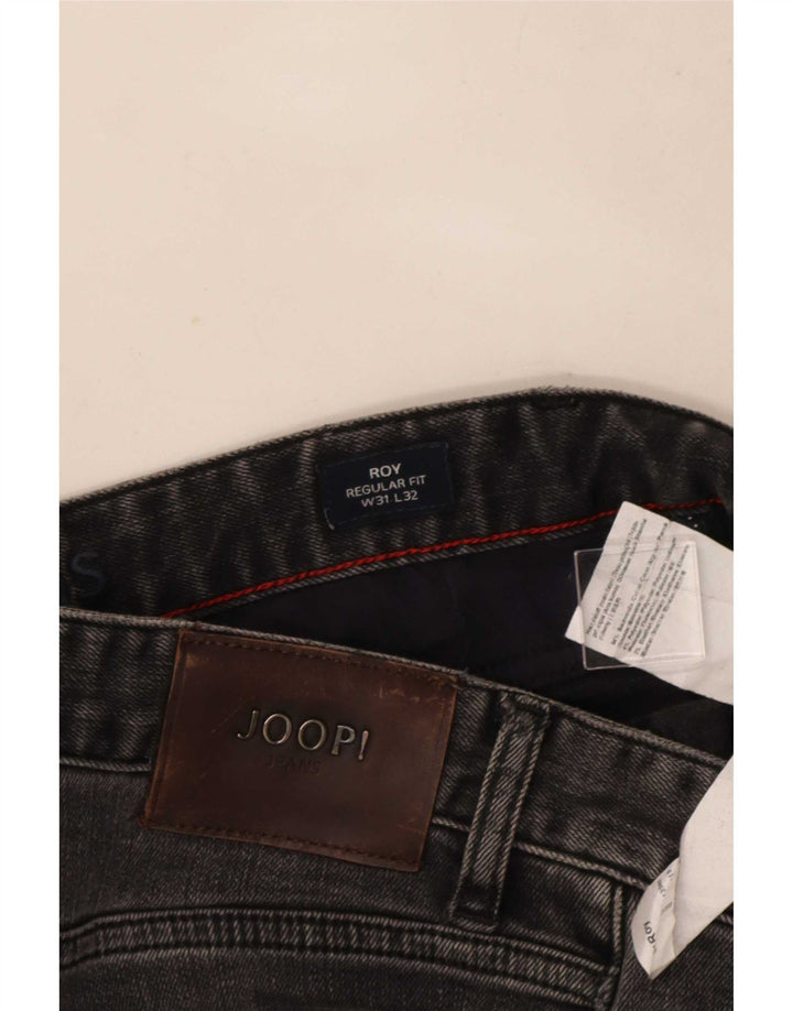 Joop Herren Roy Regular Fit Straight Jeans W31 L32 Graue Baumwolle