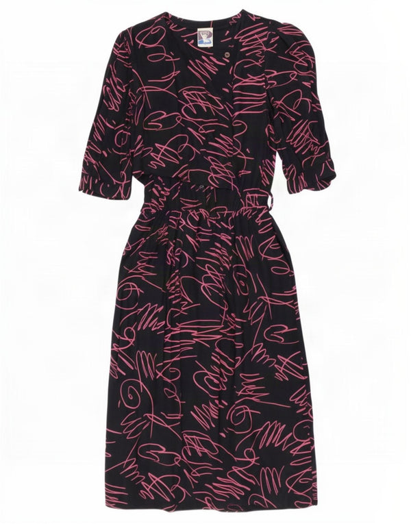 Yessica Womens By C&A Maxikleid mit abstraktem Muster EU 40 Mittelschwarz
