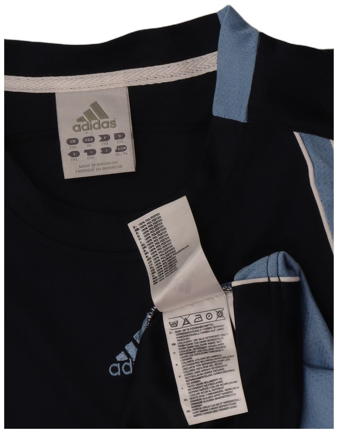 Adidas Herren Climacool Weste Top 2XL Marineblau Colourblock Polyester