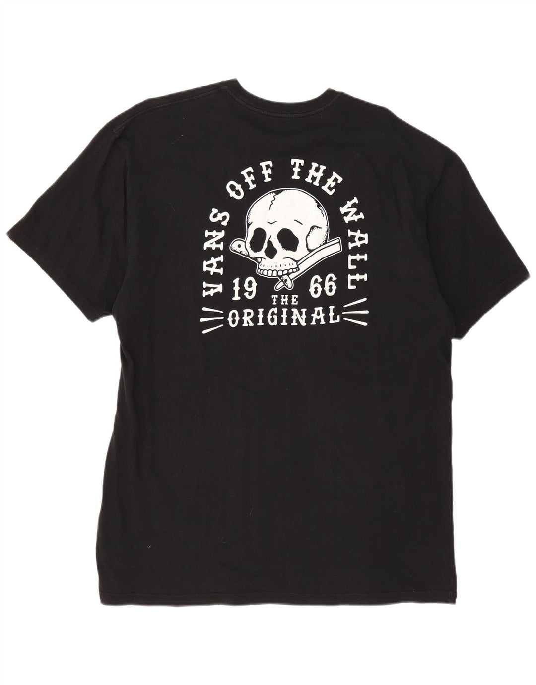 VANS Herren Classic Fit Graphic T-Shirt Top XL Schwarz Baumwolle