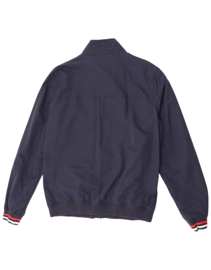 Tommy Hilfiger Herren Bomberjacke UK 44 2XL Marineblau Polyamid