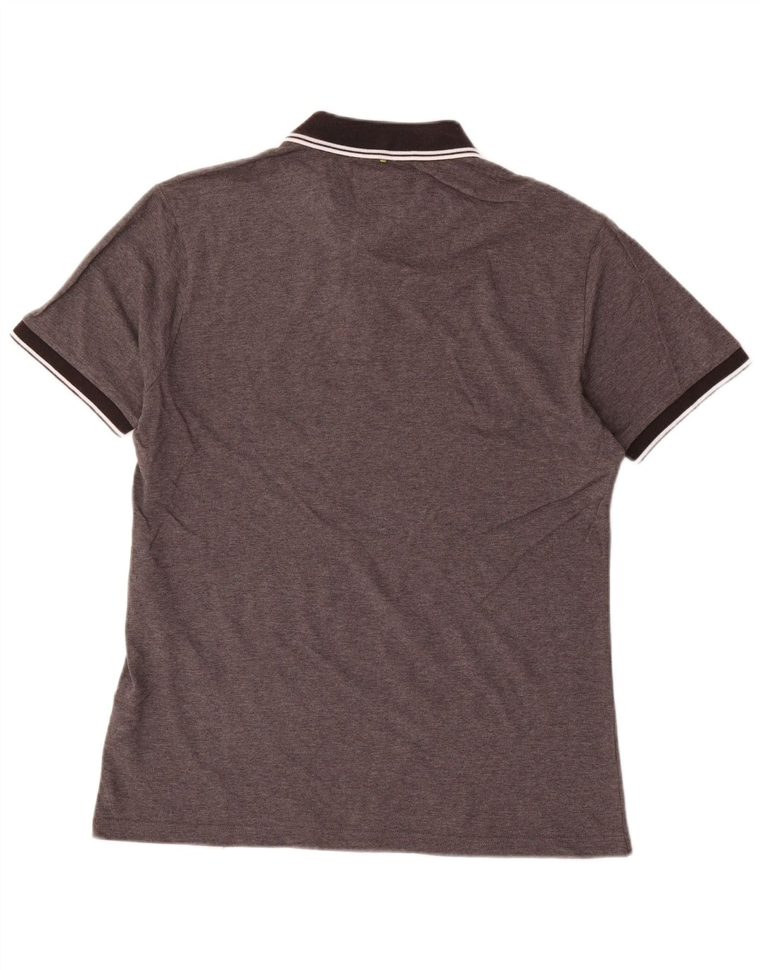 Pretty Green Herren-Poloshirt aus mittelgrauer Baumwolle