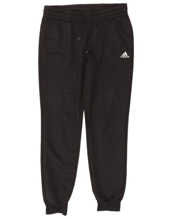 Adidas Damen Trainingshose Jogger UK 12/14 Medium Schwarz Polyester
