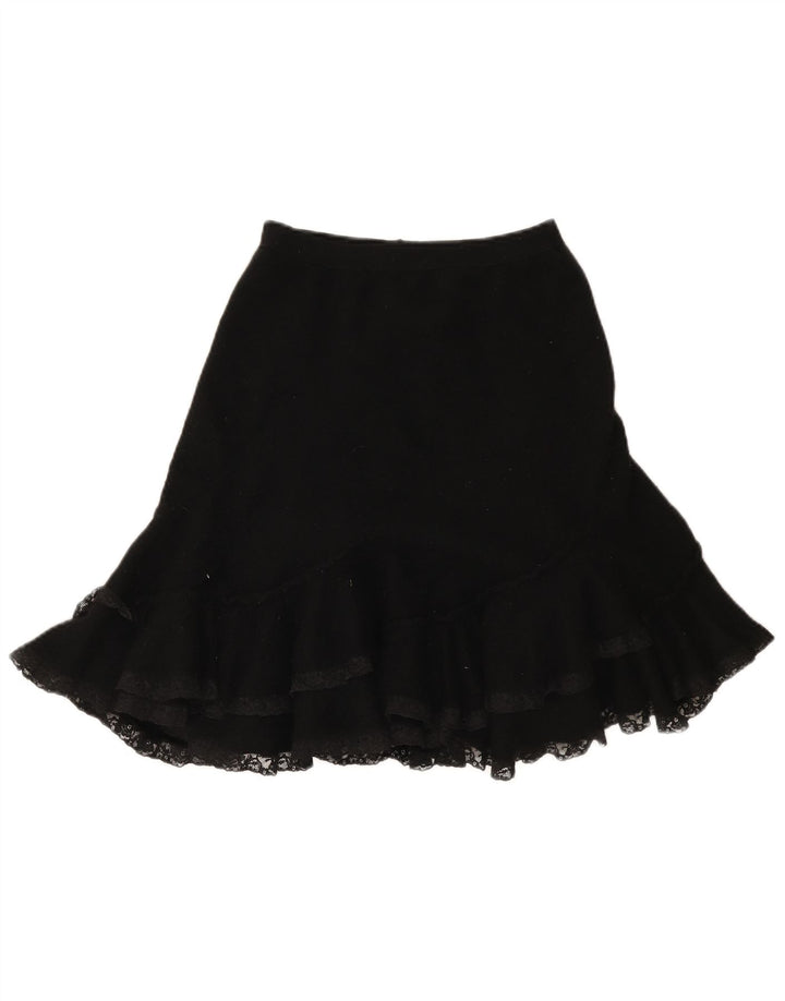 Luisa Spagnoli Damen Trompetenrock W28 Medium Black Angora