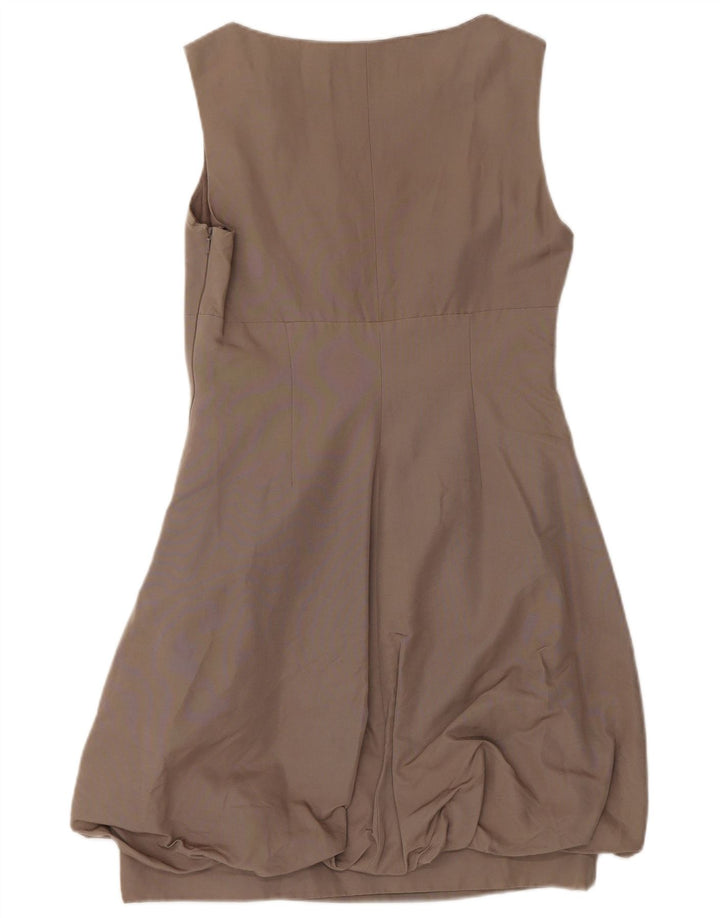 Ärmelloses Damen-Blasenkleid von Coast, Größe S, Grau, Baumwolle
