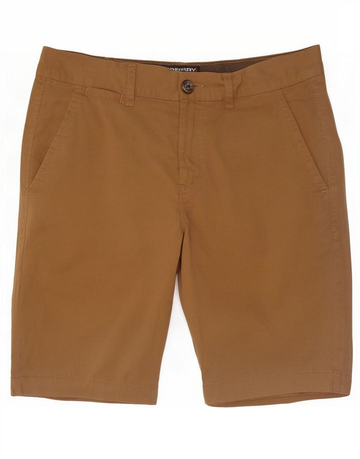 Superdry Herren Chinoshorts W32 mittelbeige Baumwolle