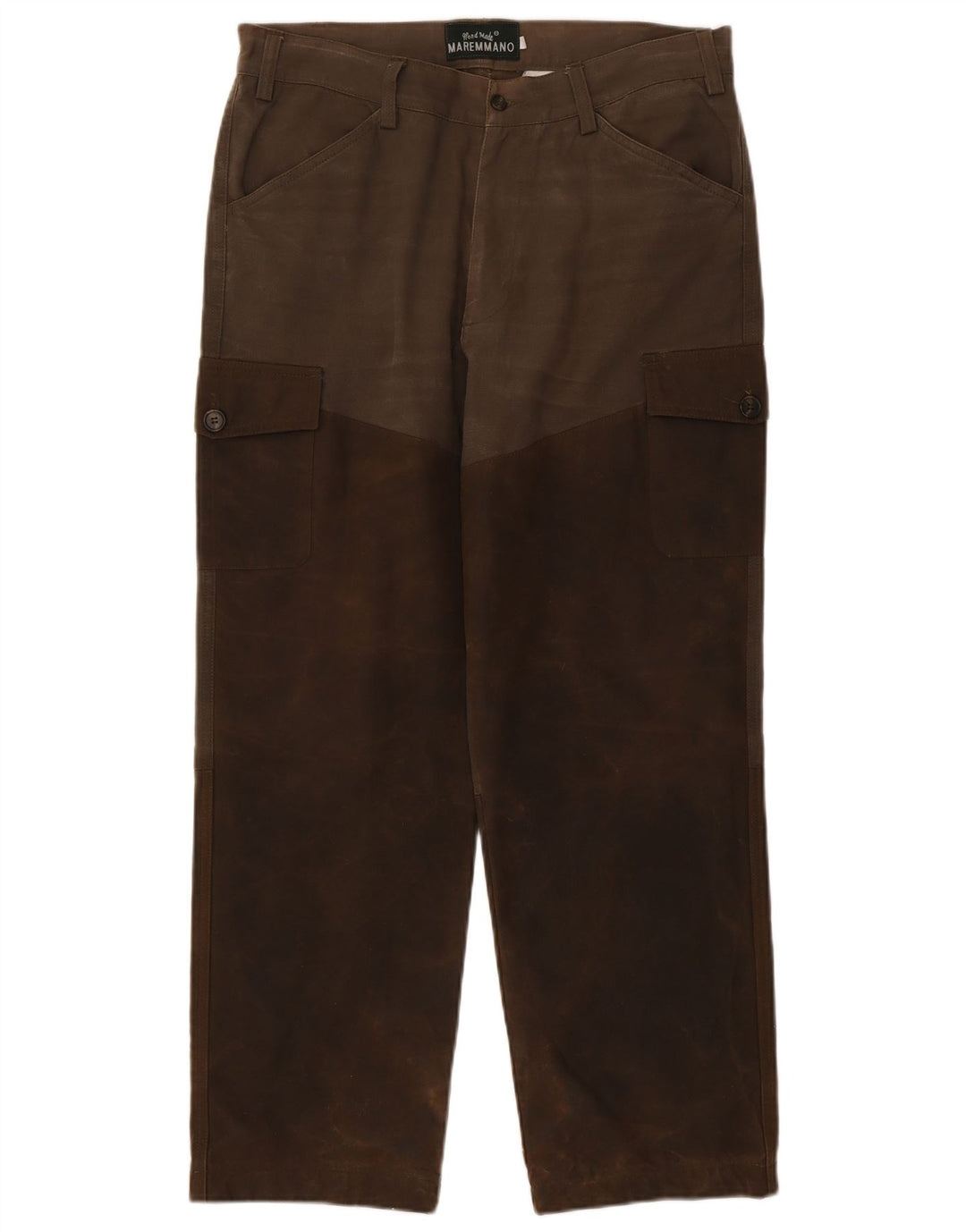 Maremmano Herren Cargohose IT 50 Large W34 L28 Braun Colourblock