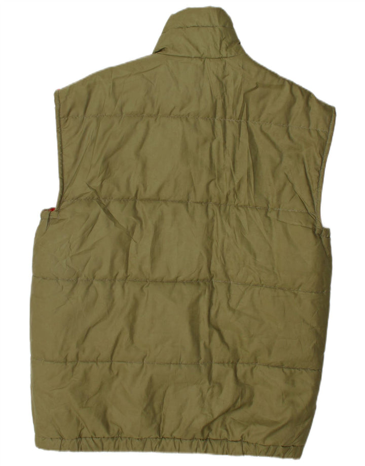 Carrera Herren Wattierte Weste UK 40 Large Khaki Colourblock Polyester