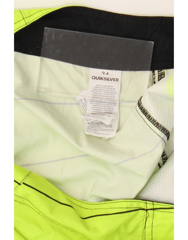QUIKSILVER Herren-Badeshorts, groß, grün gestreift, Polyester
