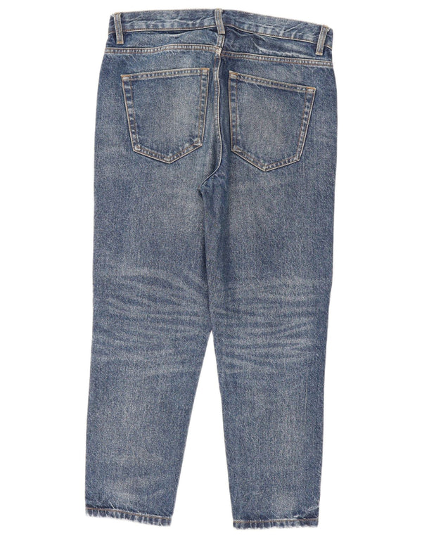 Zara Damen Slim Jeans EU 38 Small W30 L26 Blaue Baumwolle