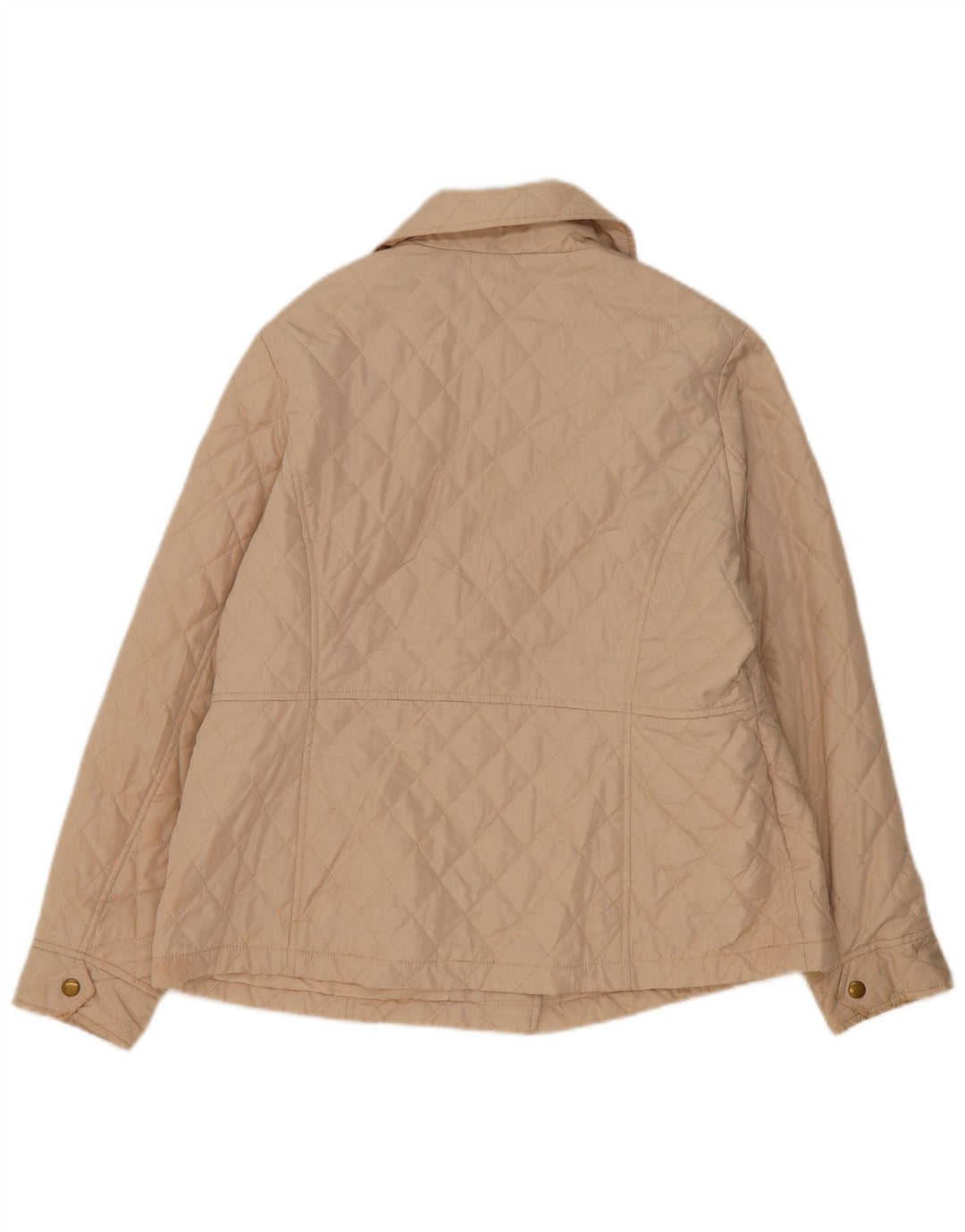 Marks & Spencer Damen Steppjacke UK 16 Large Beige Polyester