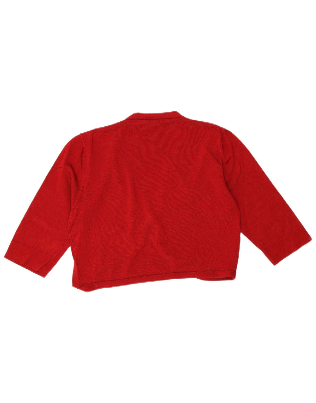 Phase Eight Damen-Cardigan mit 3/4-Ärmeln, bauchfrei, Gr. 14, Mittelrot
