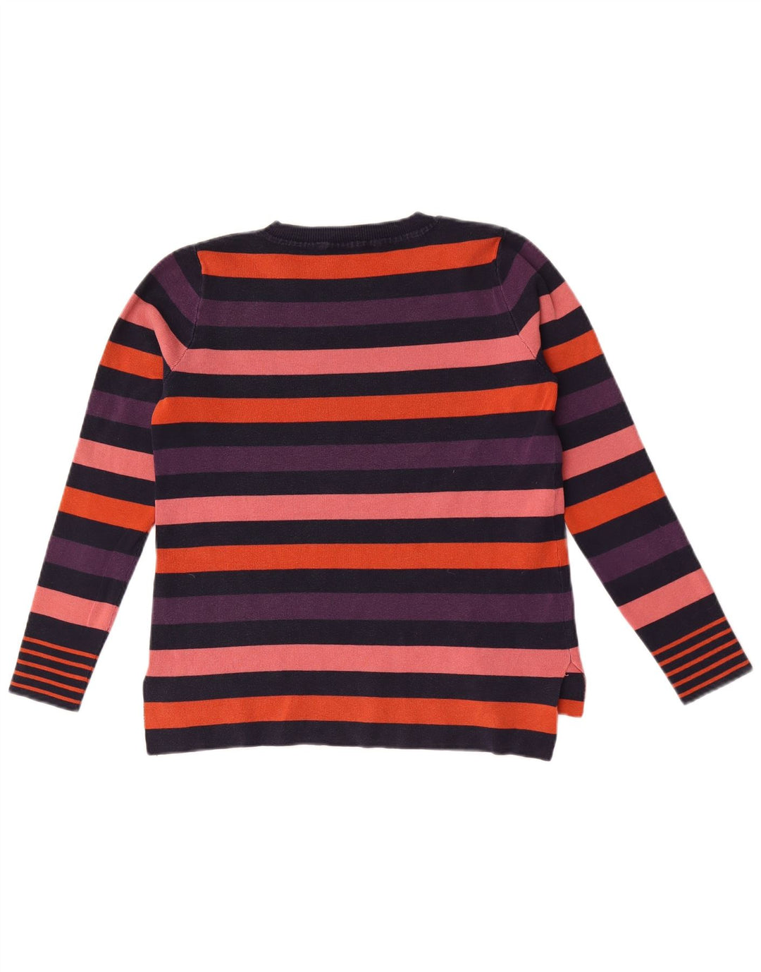 Oasis Damen-Pullover mit Rundhalsausschnitt, Gr. 10, klein, mehrfarbig, gestreift