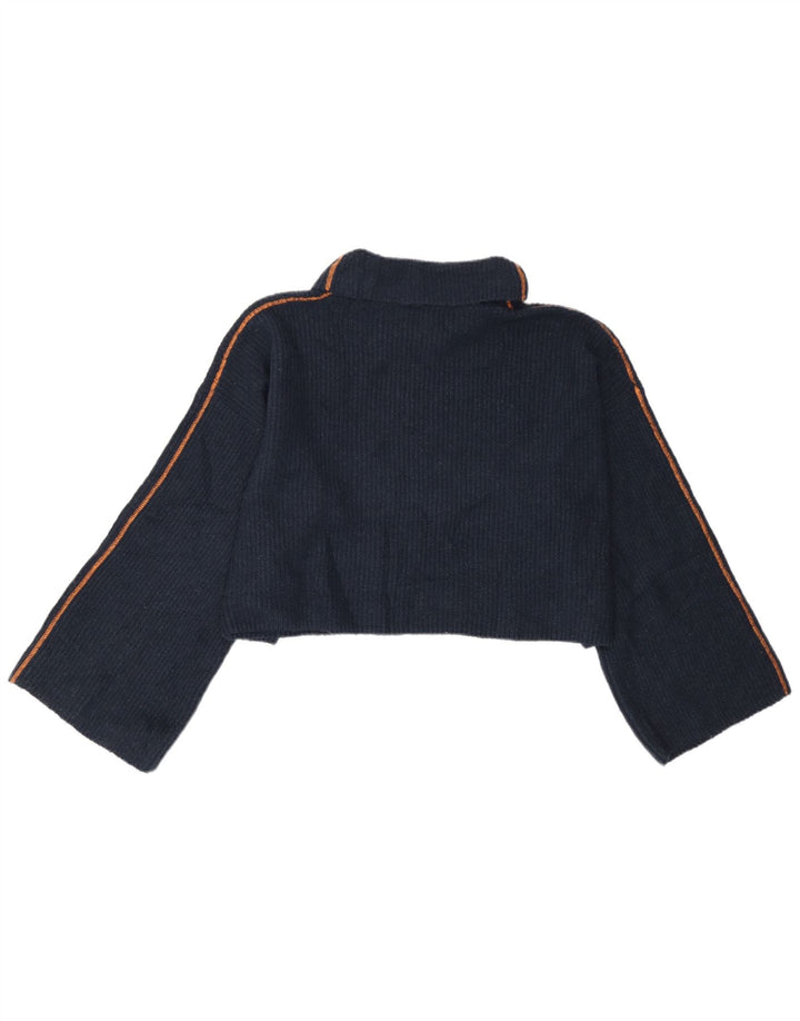 Topshop Damen-Pullover mit Rollkragen, übergroß, Gr. 12, mittleres Marineblau