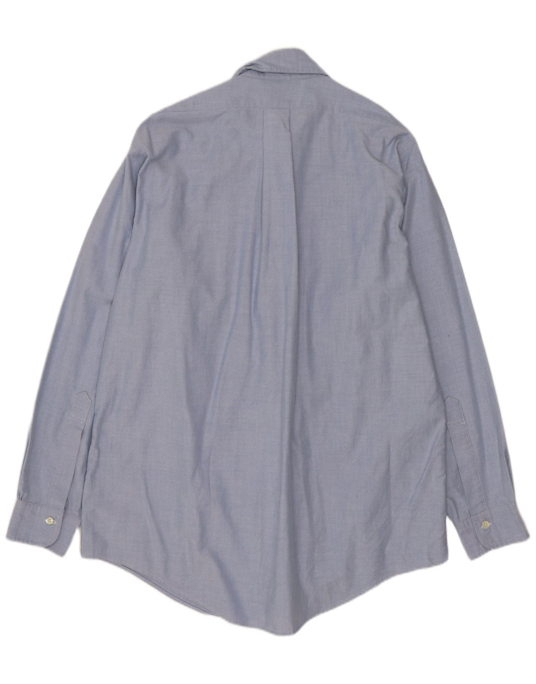 Brooks Brothers Herrenhemd Größe 15 mittelblaue Baumwolle