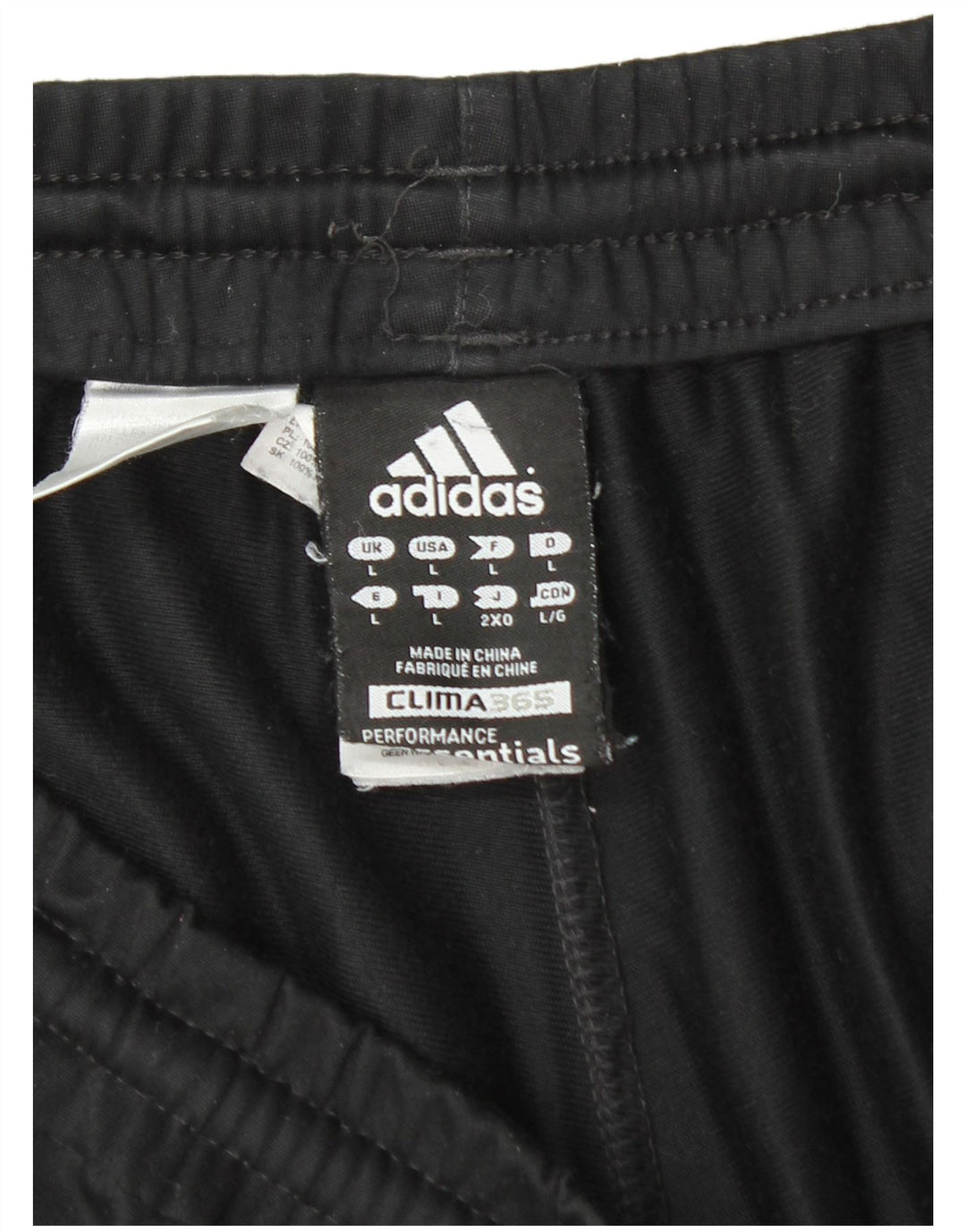 ADIDAS Herren Clima 365 Trainingshose, großes schwarzes Polyester
